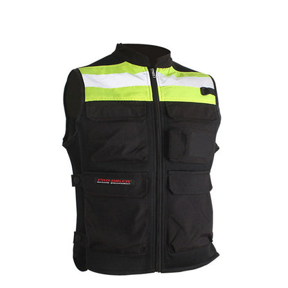 Reflective Vest Fluorescent For Men And Women Motorcycle Riding Clothes