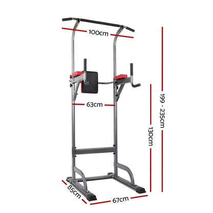 Everfit Power Tower 4-IN-1 Multi-Function Station Fitness Gym