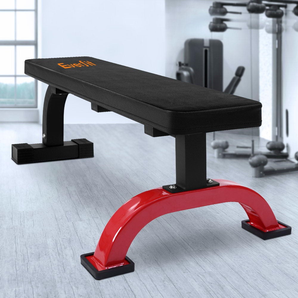 Everfit Fitness Flat Bench Weight Press Gym Home Strength Training