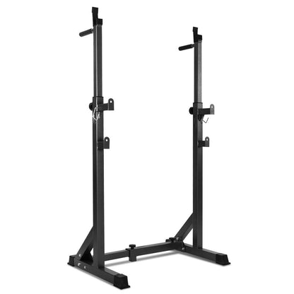 Everfit Squat Rack Pair Fitness Weight Lifting Gym Exercise Barbell