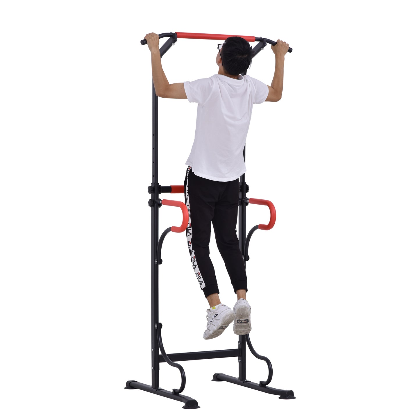 Soozier Power Tower Station Pull Up Bar for Home Gym Workout Equipment