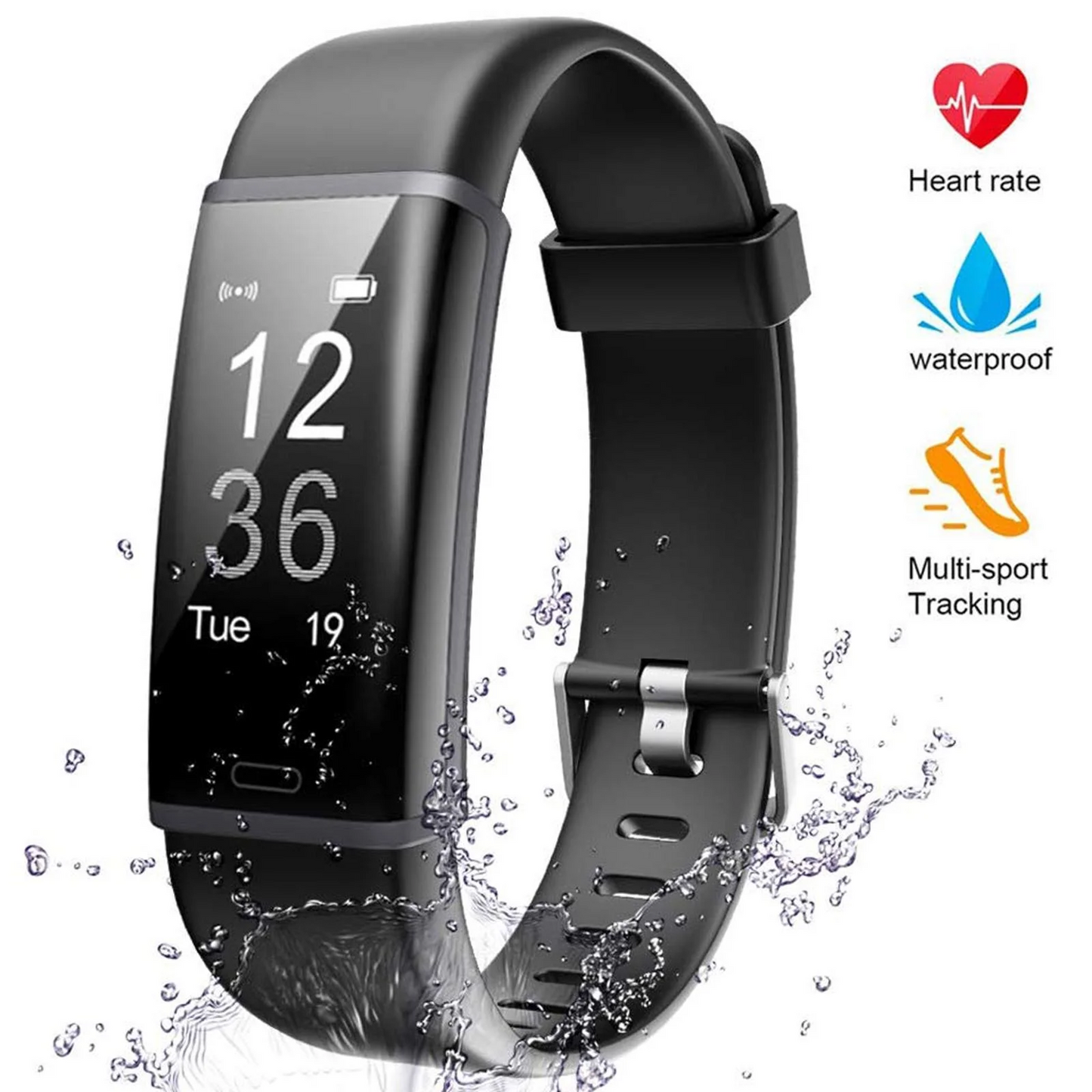 Smart sport bracelet with blood pressure heart rate sleep monitor