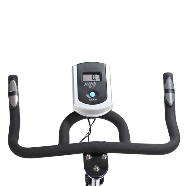 Soozier Adjustable Upright Exercise Bike Cycling Trainer Home Gym