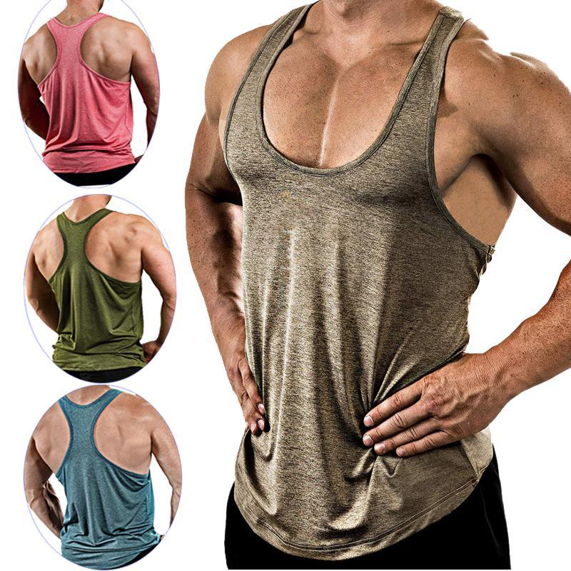 Custom Sublimation Logo Mens Muscle Fitness Sports Workout Cross Fit Gym Weight Lifting Vest