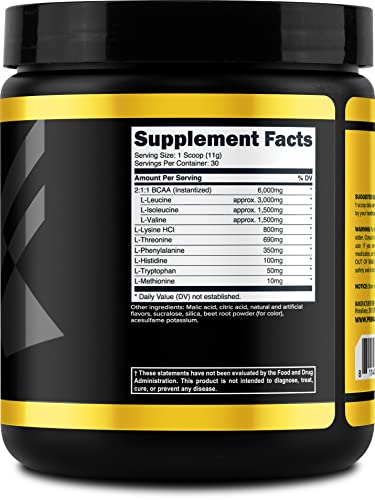 Primaforce EAA Powder (30 Servings) | Essential Amino Acids for Pre/Intra Workout and Recovery - Non-GMO and Gluten Free (Watermelon)