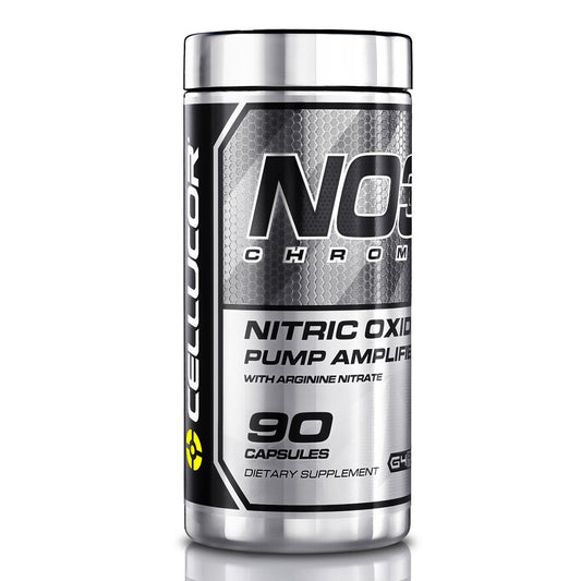 Cellucor NO3 Chrome Nitric Oxide Supplements with Arginine Nitrate for Muscle Pump & Blood Flow, 90 Capsules, G4