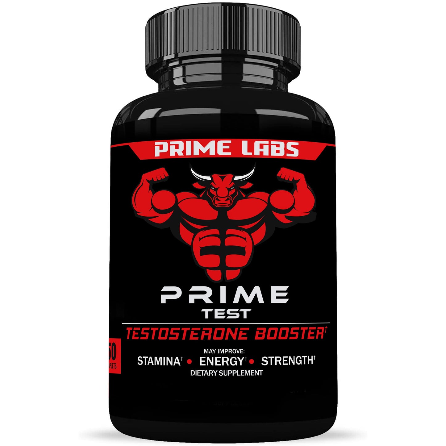 Prime Labs - Men's Testosterone Booster - Stamina, Endurance, & Strength Booster - 60 Caplets