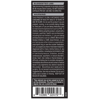 Cellucor NO3 Chrome Nitric Oxide Supplements with Arginine Nitrate for Muscle Pump & Blood Flow, 90 Capsules, G4