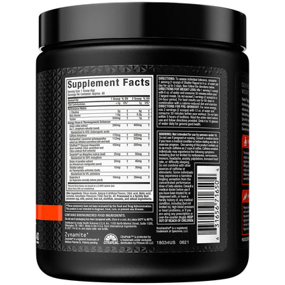 Pre Workout + Weight Loss MuscleTech Shatter Ripped Pre-Workout Pre Workout for Men & Women PreWorkout Energy Powder Drink Mix Energy + Weight Loss Formula Rainbow Candy (40 Servings)